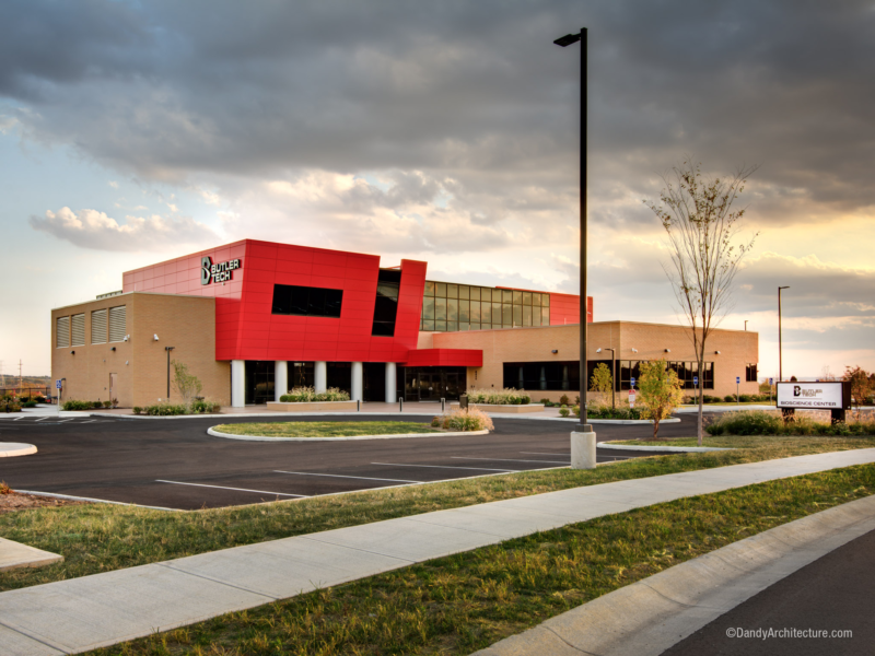 Exterior of building.